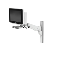 Philips IntelliVue MX400/450/500/550 on VHM-PL Variable Height Arm Channel Mount with Vertical Position Lock