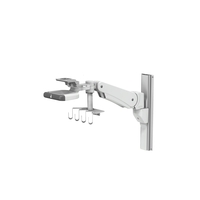 VHM-PL Variable Height Arm Channel Mount with Quad Hooks with 3" / 7.6 cm Down Post for Cable Management