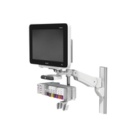 VHM-PL (Locking) Variable Height Arm for IntelliVue MP60/70, MX600/700/850 with Dual Cable Hooks for Cable Management