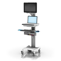 VHRC Variable Height Configurable Cart for Philips IntelliVue MX600 / MX700 / MX800 and Laptop