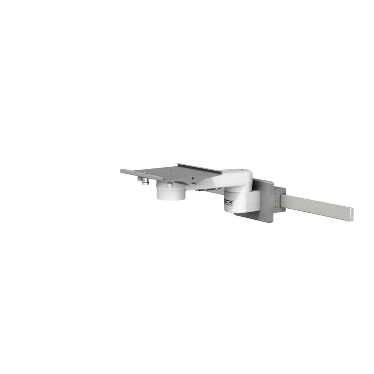WMM-0005-16 - M Series 8"/20.3 cm Pivot Arm with Swivel Only Head for Horizontal Rail without Support Foot